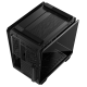 TUF Gaming GT502 Horizon ARGB Black rear view, with tool-less side panel 