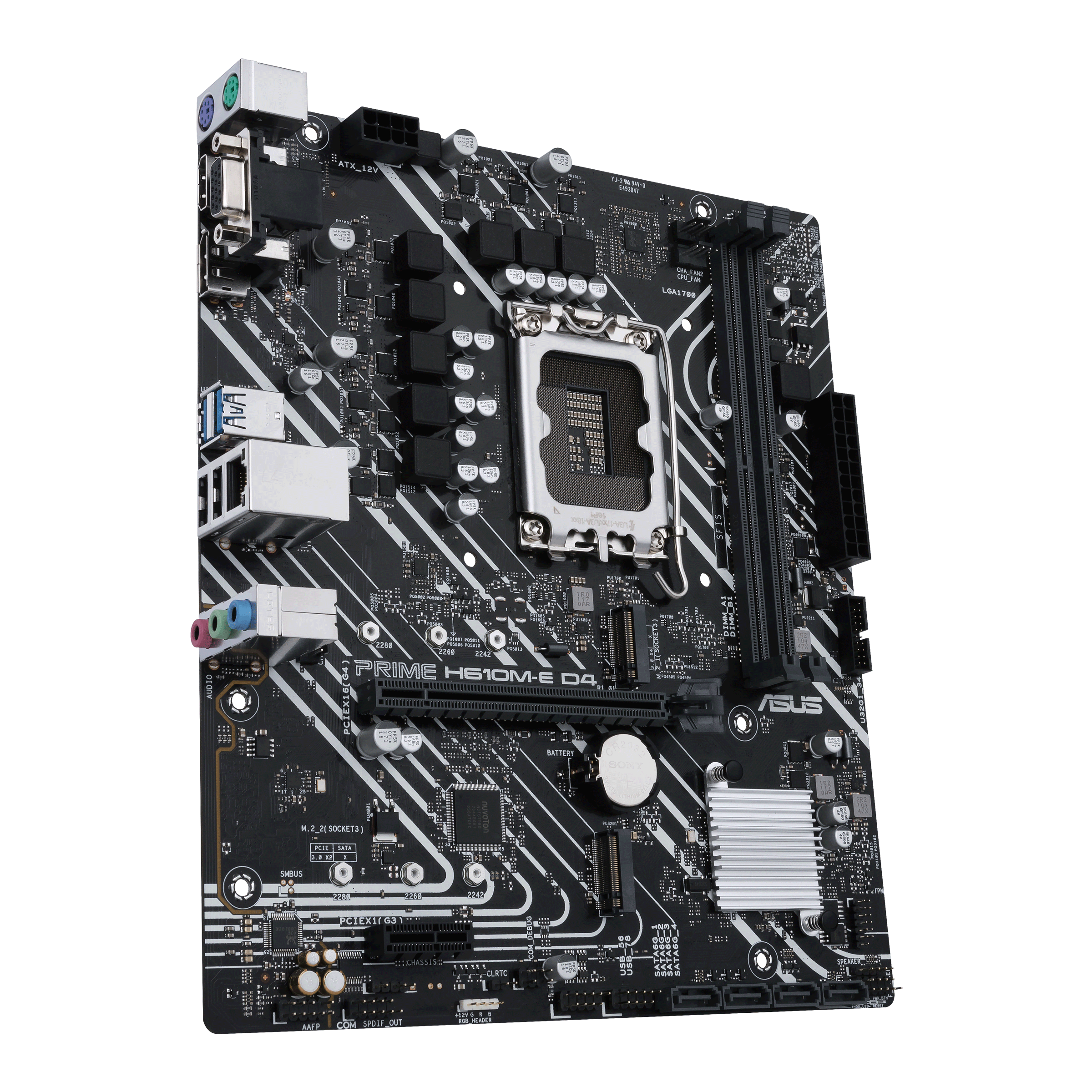 ASUS INTEL 第12世代CPU(LGA1700)対応 H610 チップセット mic-ATX