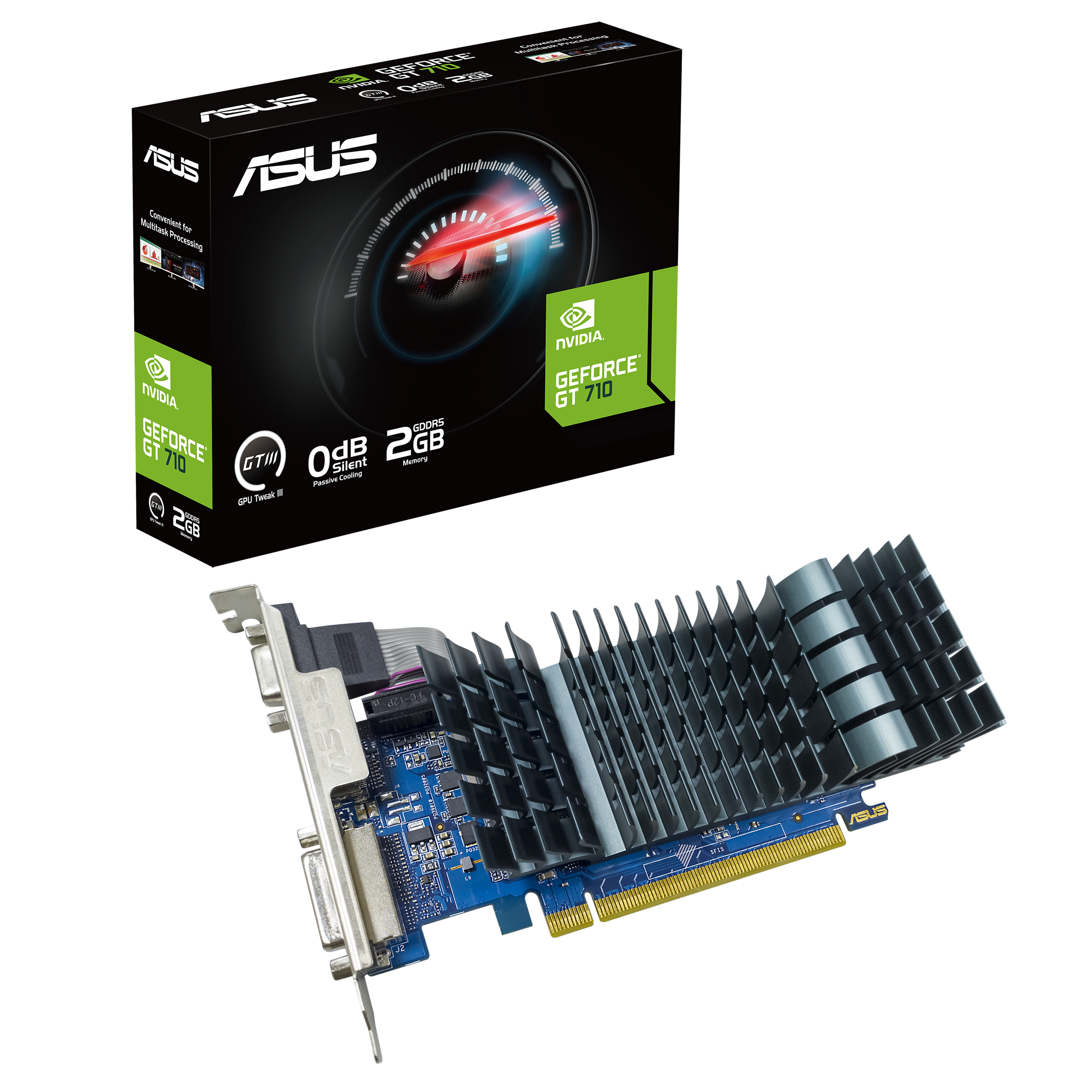 ASUS GeForce® GT 710 2GB DDR3 EVO | Graphics Card | ASUS Global