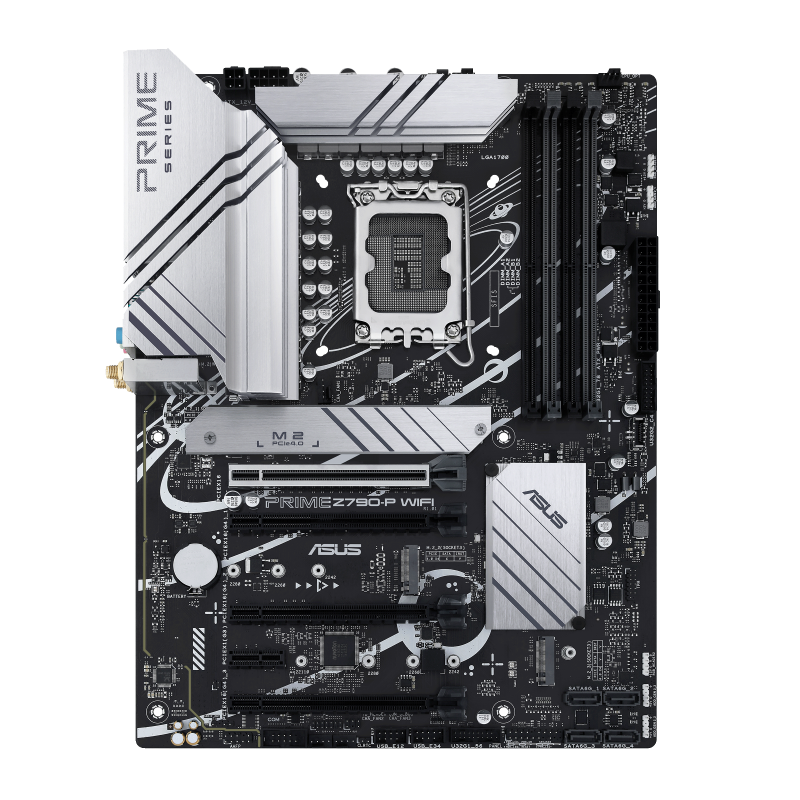 PRIME Z790-P WIFI-CSM motherboard, front view 