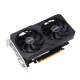 ASUS Dual GeForce RTX 3050 V2 OC Edition 8GB GDDR6 graphics card, front angled view