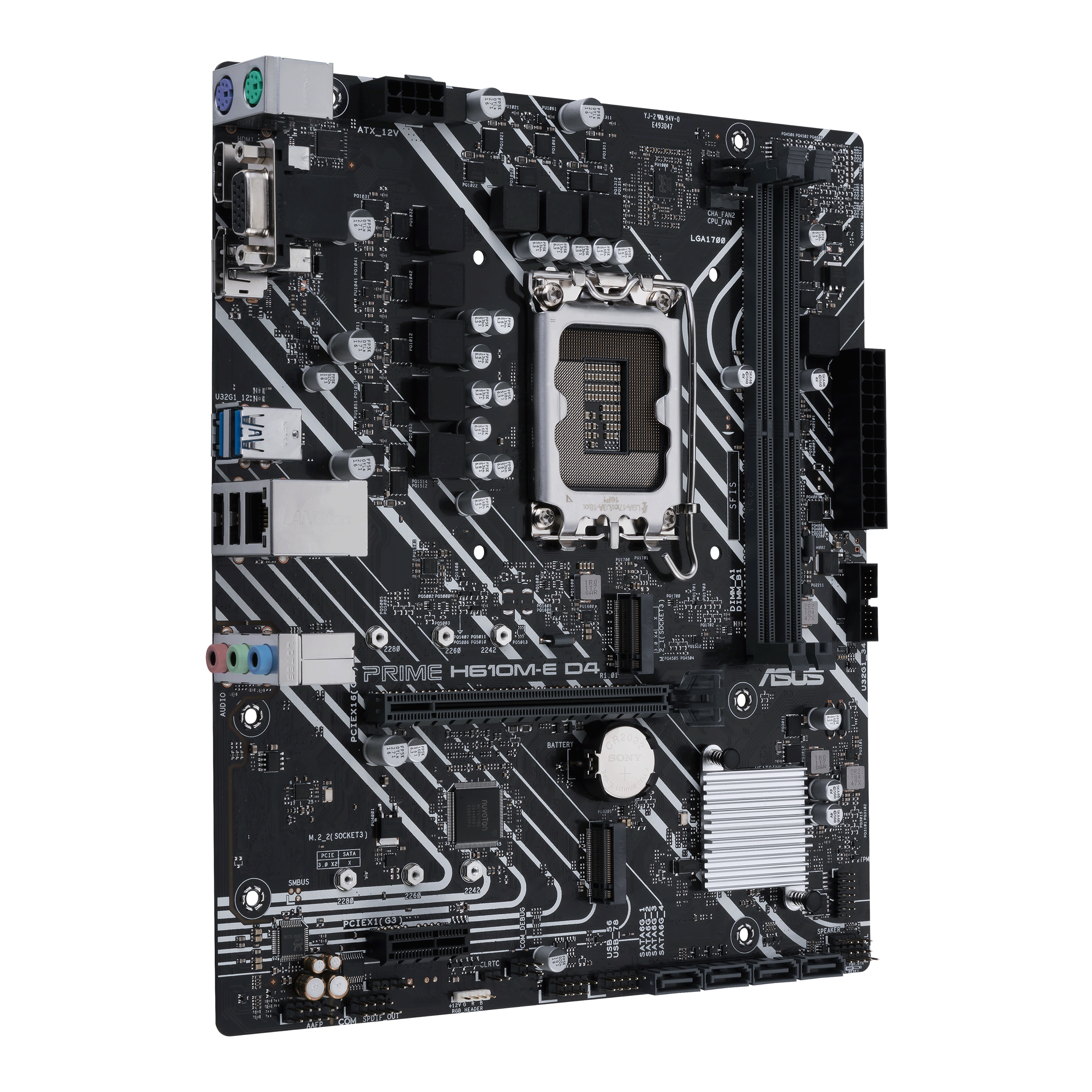 Placa Base Gaming ASUS Prime H610M-D D4 | Intel H610 | LGA 1700 | Micro ATX