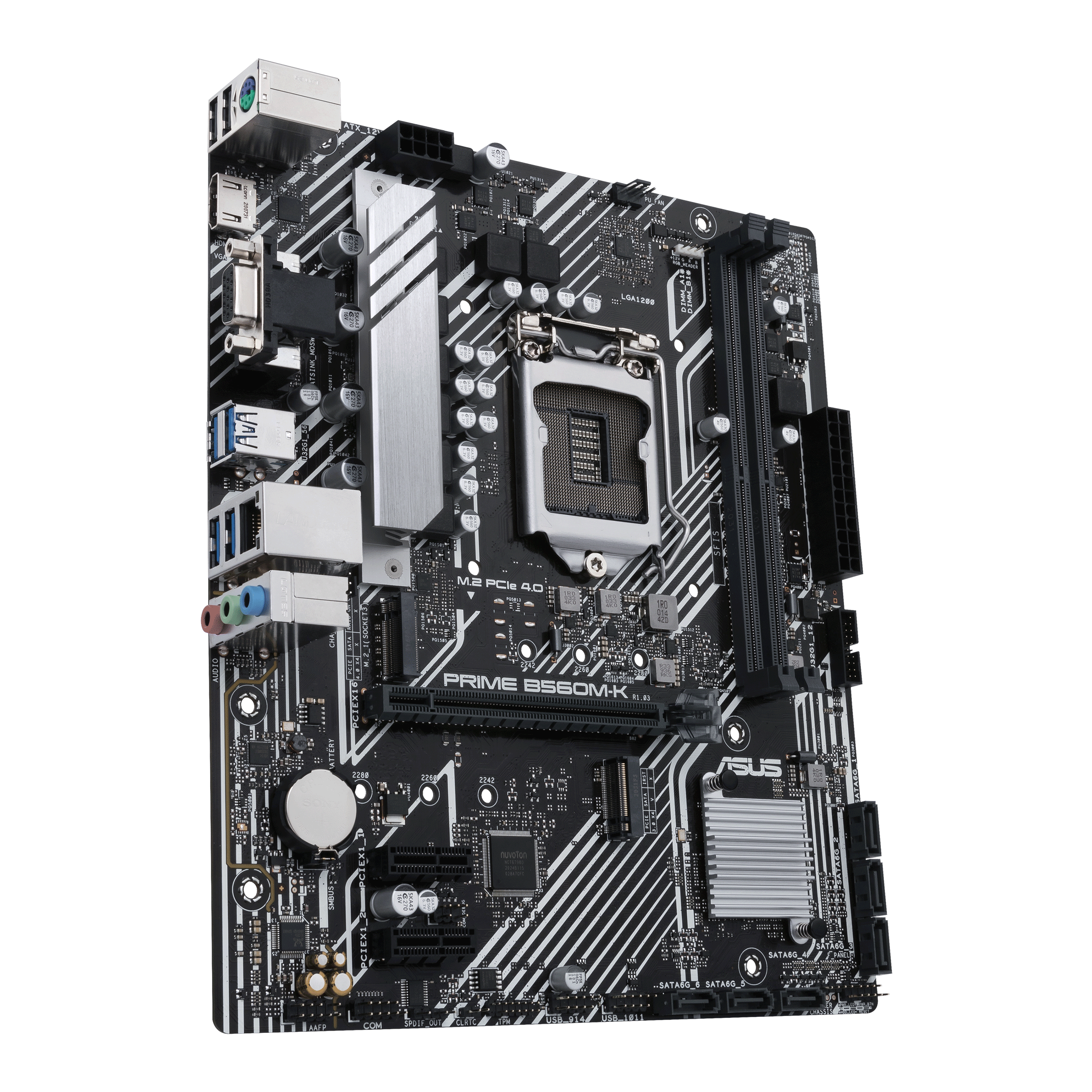 ASUS Prime B560M-A AC Intel B560 (LGA1200) mATX マザーボード PCIe