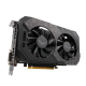 TUF Gaming GeForce GTX 1660 Ti EVO OC Edition 6GB GDDR6 graphics card, front hero shot