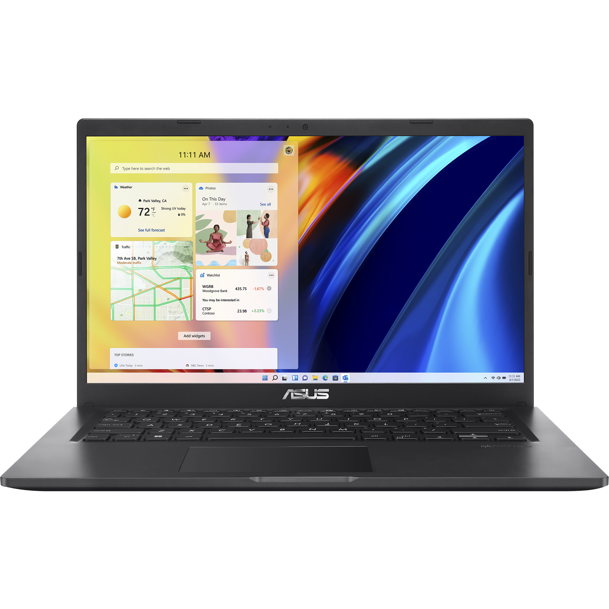 ASUS VivoBook 14 Laptop, Intel Pentium Processor, 4GB RAM