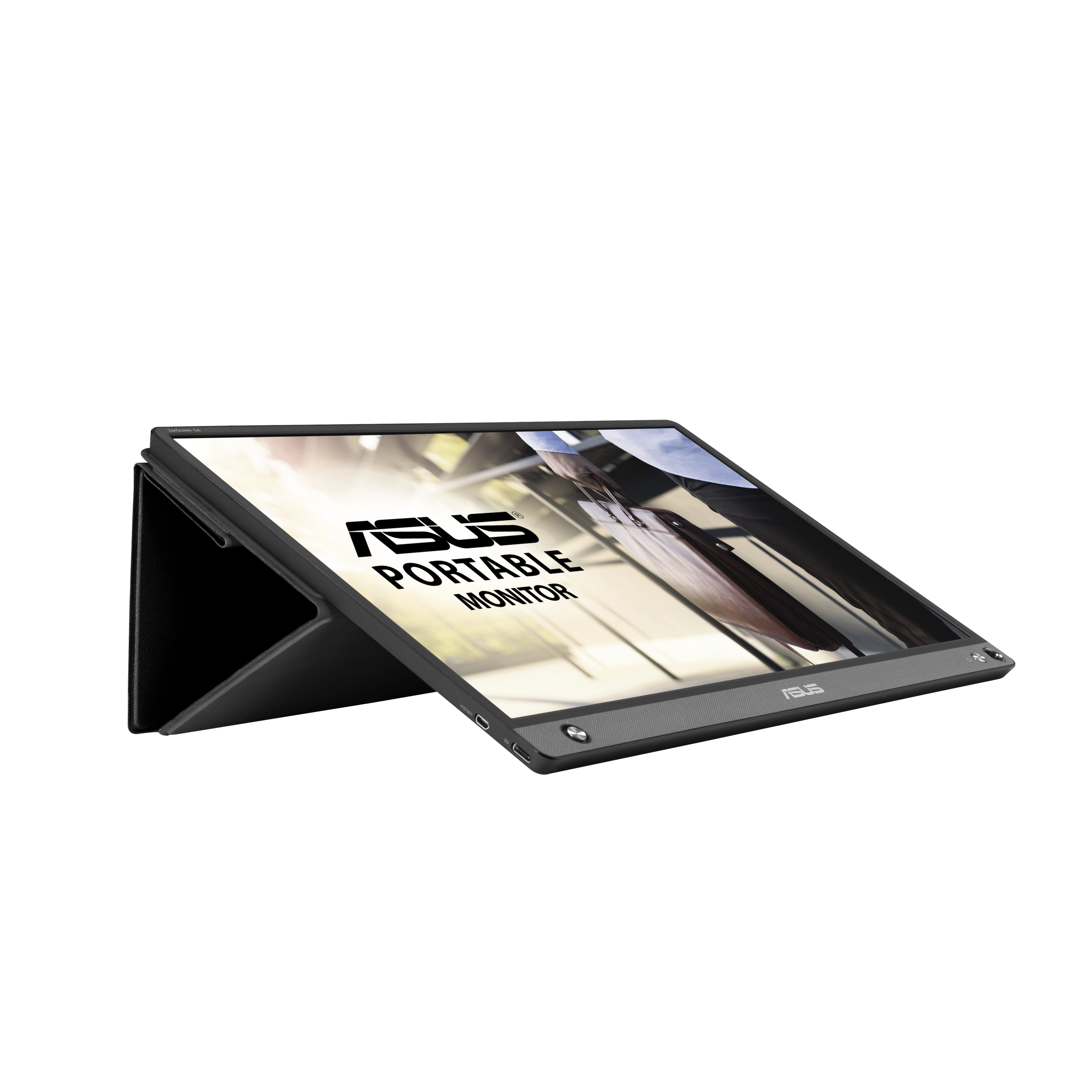 ASUS ZenScreen 15.6” 1080P Portable USB Monitor (MB16AHP) - Full HD, IPS,  Eye Care, Micro HDMI, USB Type-C, Speakers, Built-in Battery, External