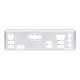 PRIME B560M-K/CSM motherboard, I/O ports shield view