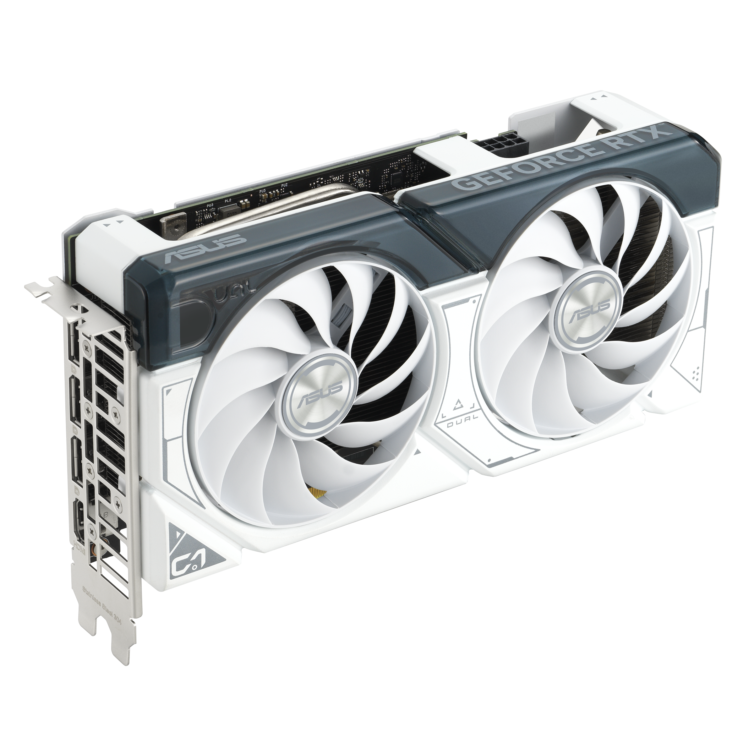 ASUS Dual GeForce RTX™ 4060 White OC Edition 8GB GDDR6, Graphics Card