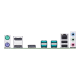 Pro Q670M-CE D4-CSM I/O ports closeup