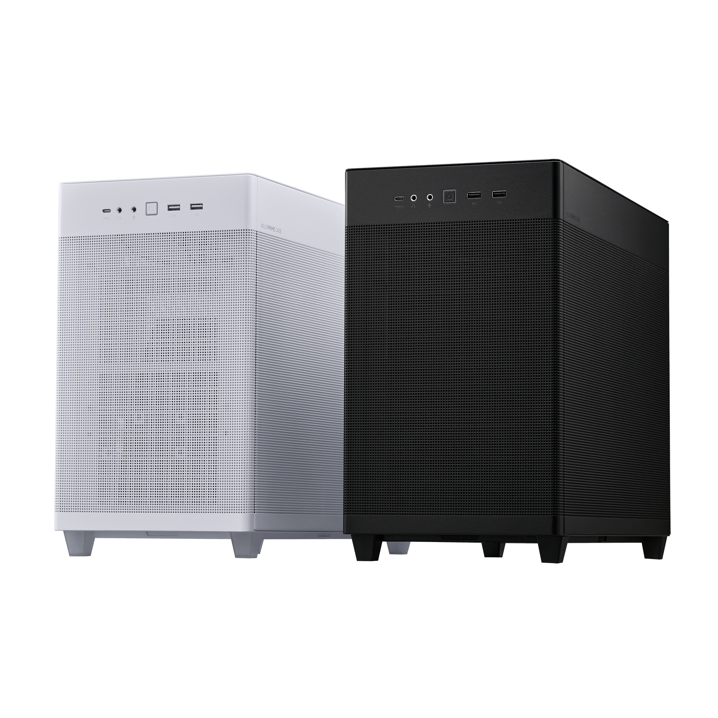 PCケース(自作PC用) AP201 ASUS PRIME CASE MESH WHITE EDITION ASUS Prime AP201 White Micro ATX Gaiming Build | AMD Ryzen 7