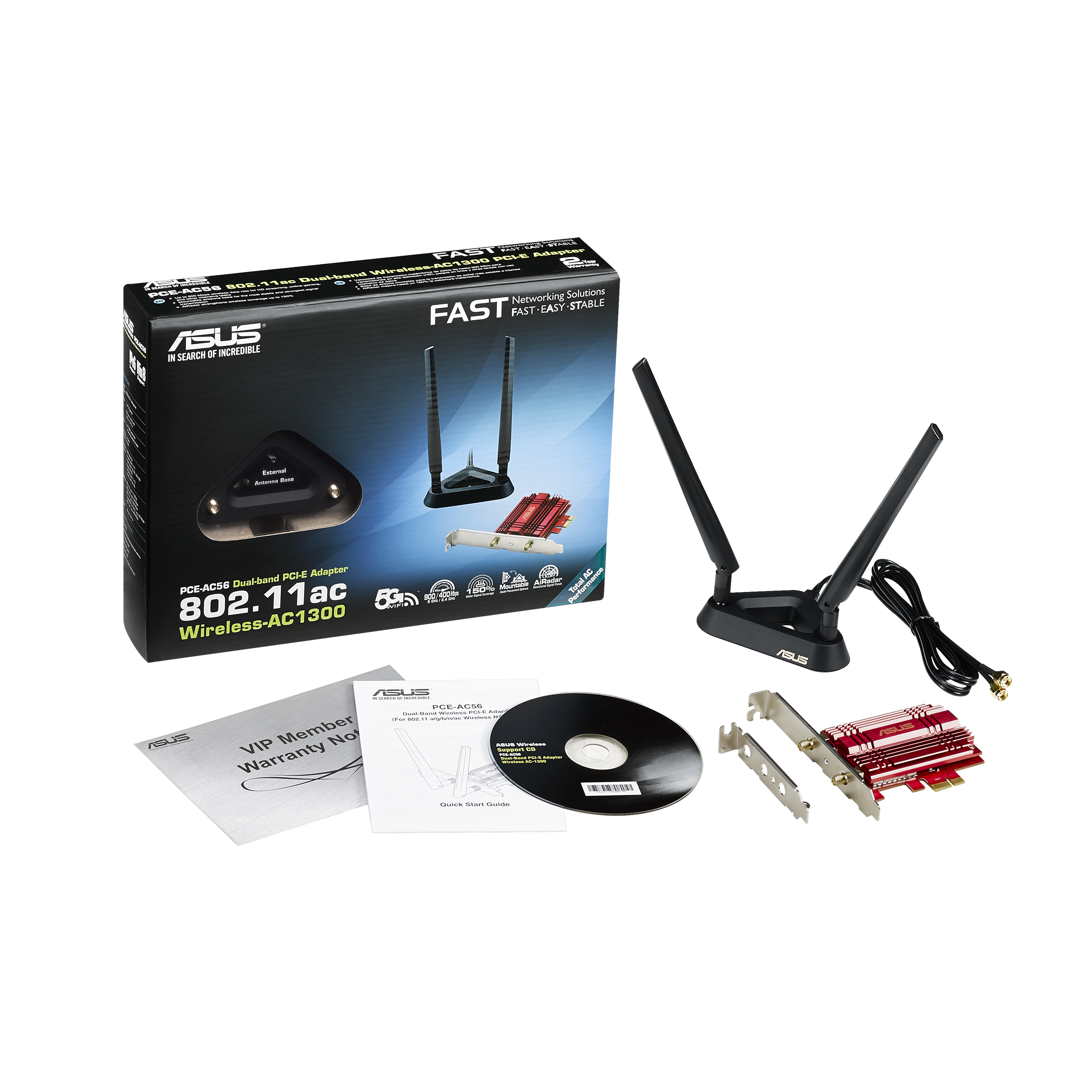 PCE-AC56｜Adapters｜ASUS