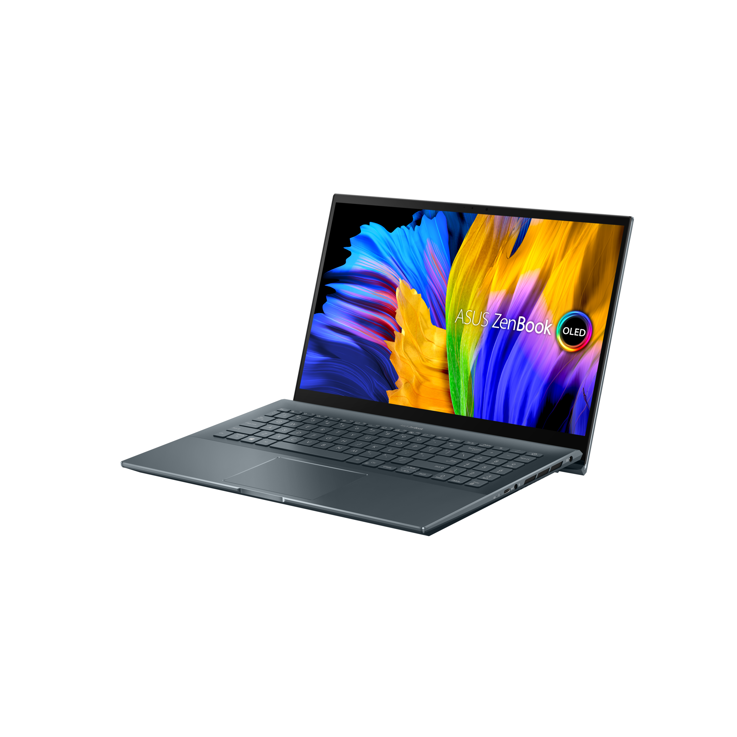 ASUS ZenBook Pro 15.6 FHD Touchscreen Laptop, AMD Ryzen 7 5800H, 16GB RAM,  512GB SSD, Windows 11 Pro, Pine Gray, UM535QE-XH71T 