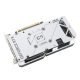 ASUS Dual GeForce RTX 4060 White Edition top-down view with rear view