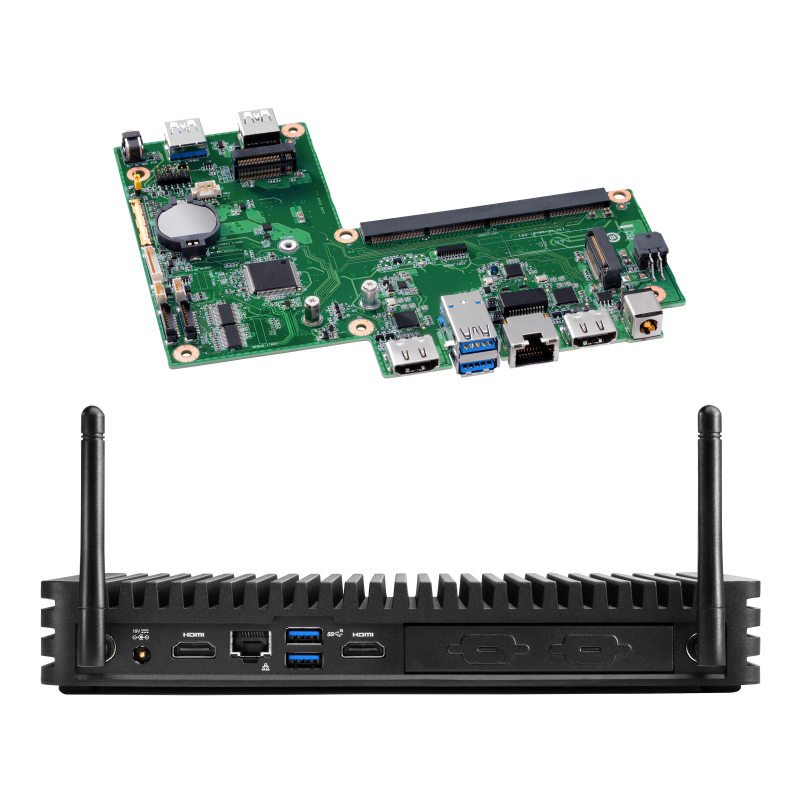 NUC Rugged Chassis Element and Expandable Board - CMCR1ABA