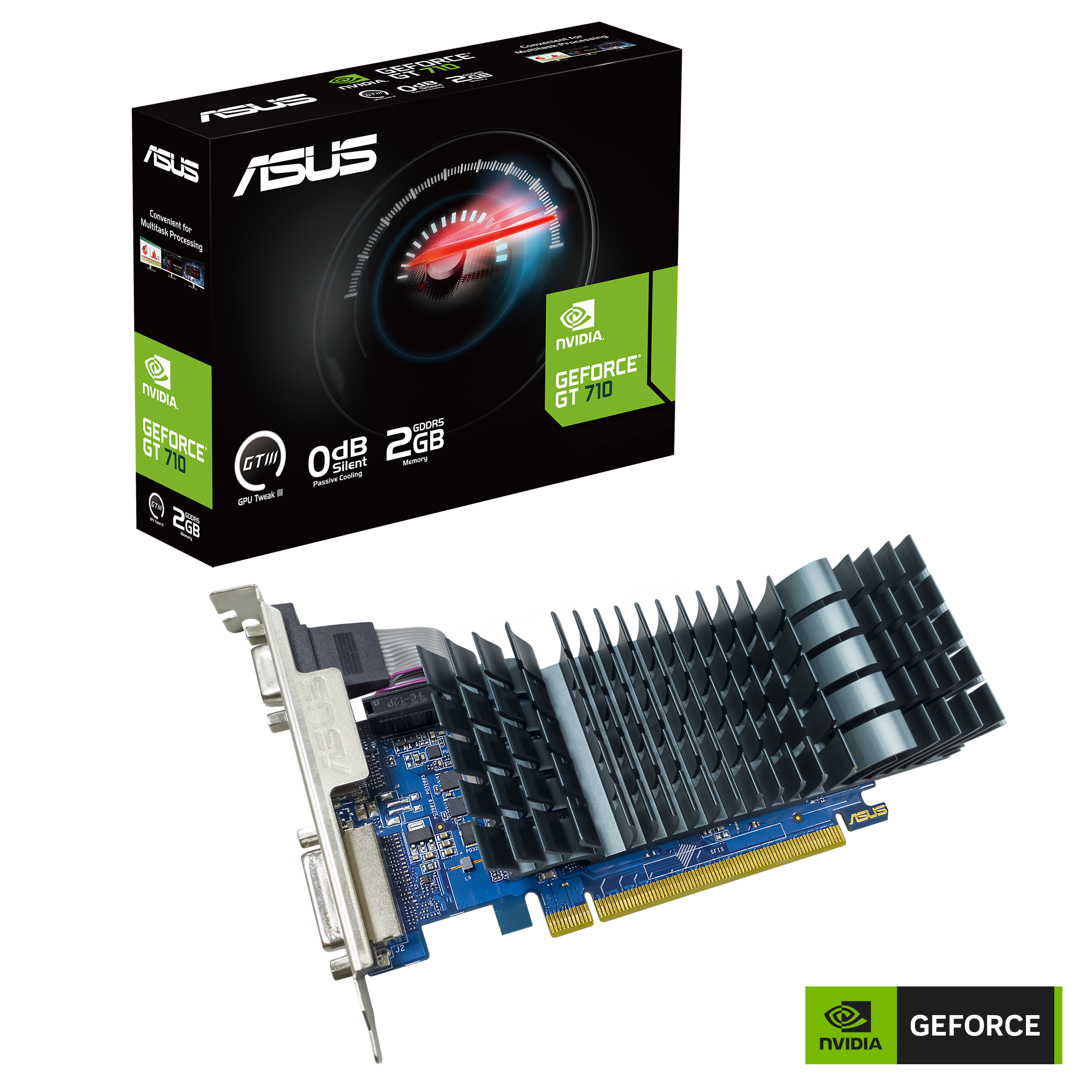 ASUS GeForce® GT 710 2GB DDR3 EVO | Graphics Card | ASUS Global