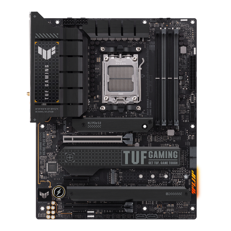 TUF GAMING X670E-PLUS WIFI front view