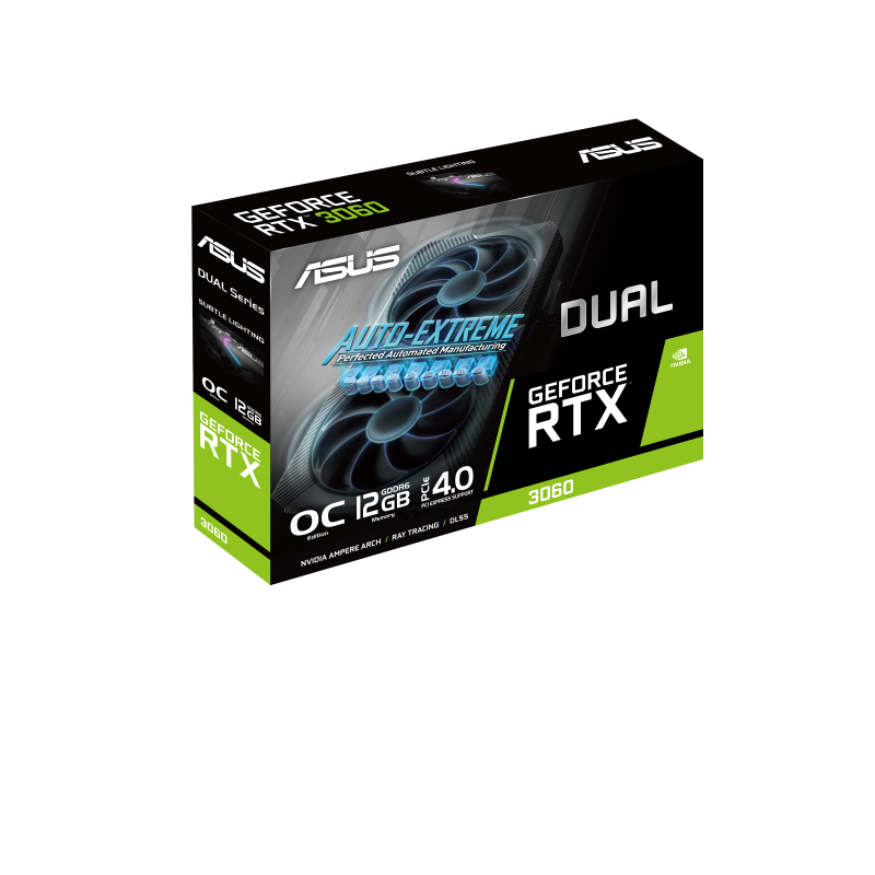 Dual GeForce RTX 3060 OC Edition packaging