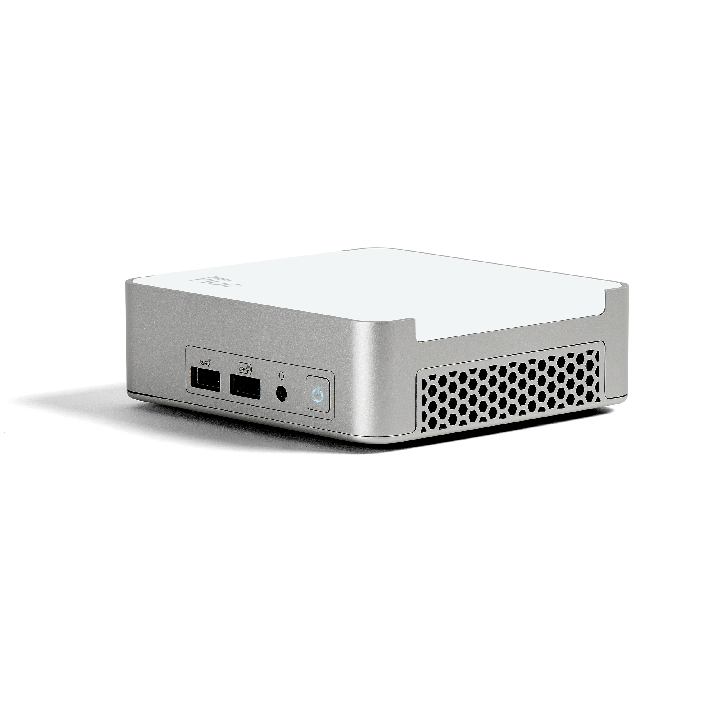 Gen 13 White - Compact i7 Gen 13 Mini PC 2023, to Work in Quad Screen