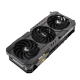 TUF Gaming GeForce RTX 4090 OG graphics card highlighting the axial-tech fans and ARGB element