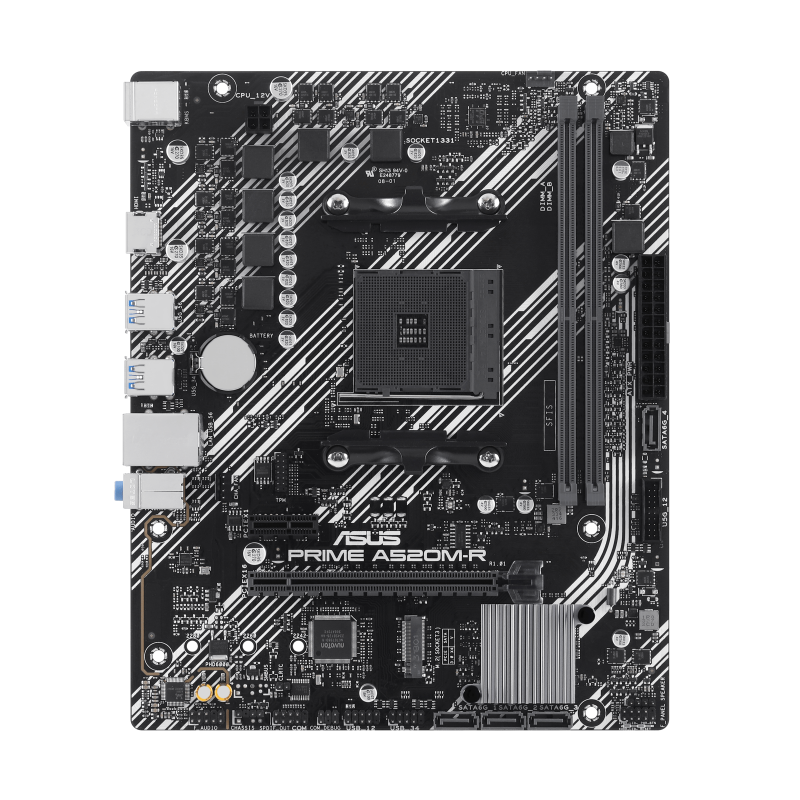 Placa Mãe Asus Prime A520M-E, Chipset A520, AMD AM4, mATX, DDR4