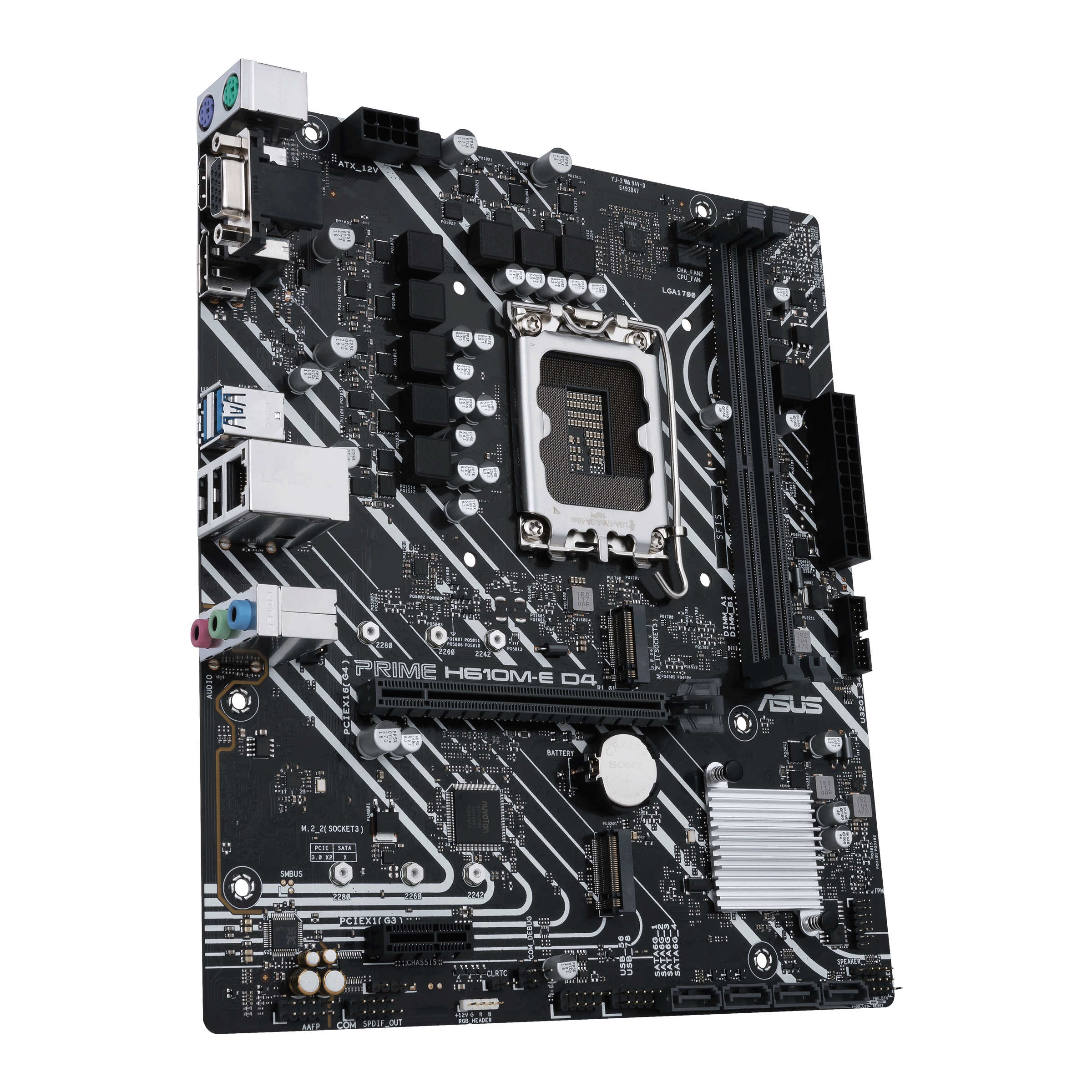 Amazon.com: ASUS Prime H610M-E D4-CSM Intel LGA 1700 Micro