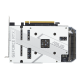 ASUS Dual GeForce RTX 3060 8GB White Edition graphics card, rear view