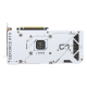 ASUS DUAL GeForce RTX 4070 White edition graphics card rear view