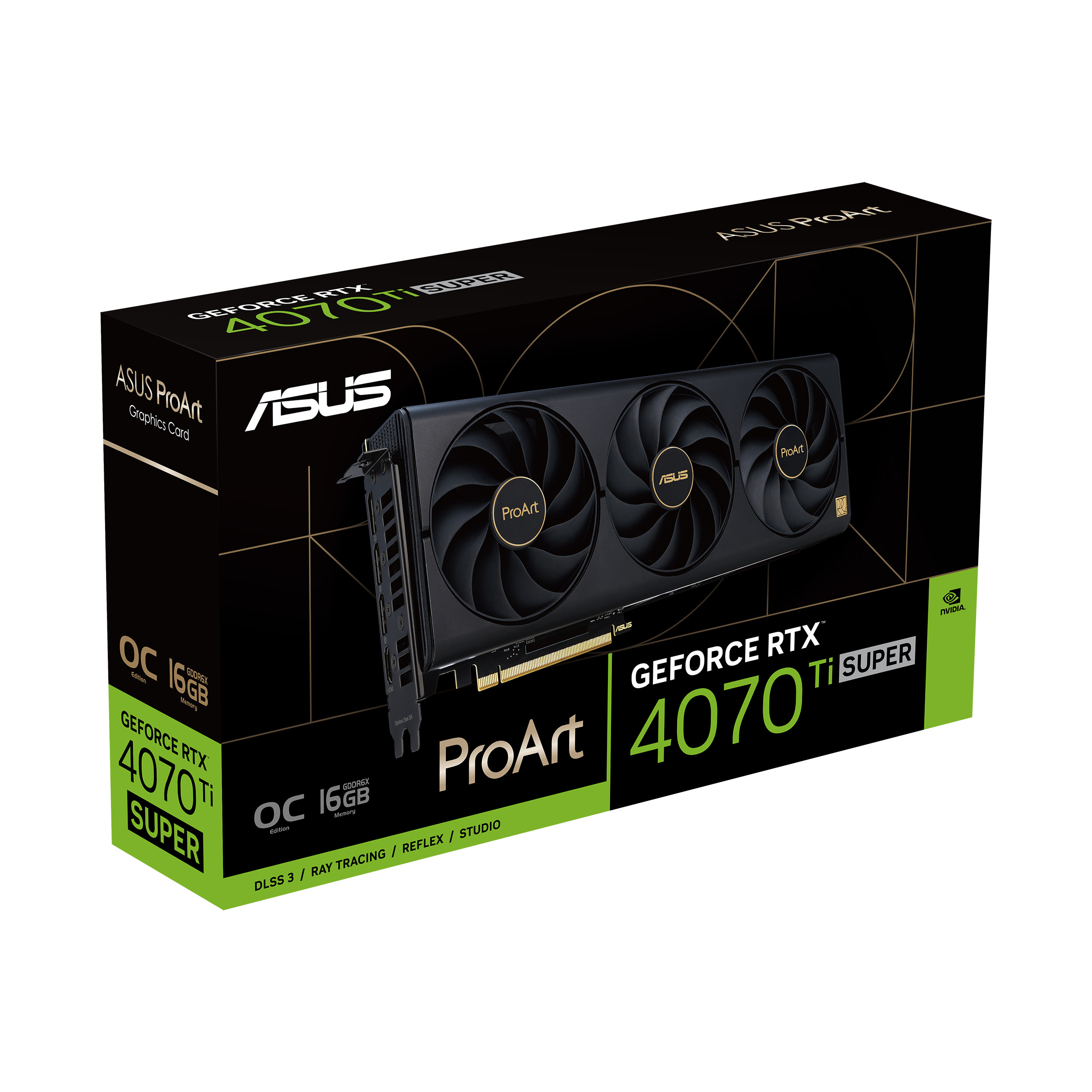 ProArt GeForce RTX™ 4070 Ti SUPER OC Edition 16GB GDDR6X ProArt GeForce RTX™ 4070 Ti SUPER OC Edition 16GB GDDR6X