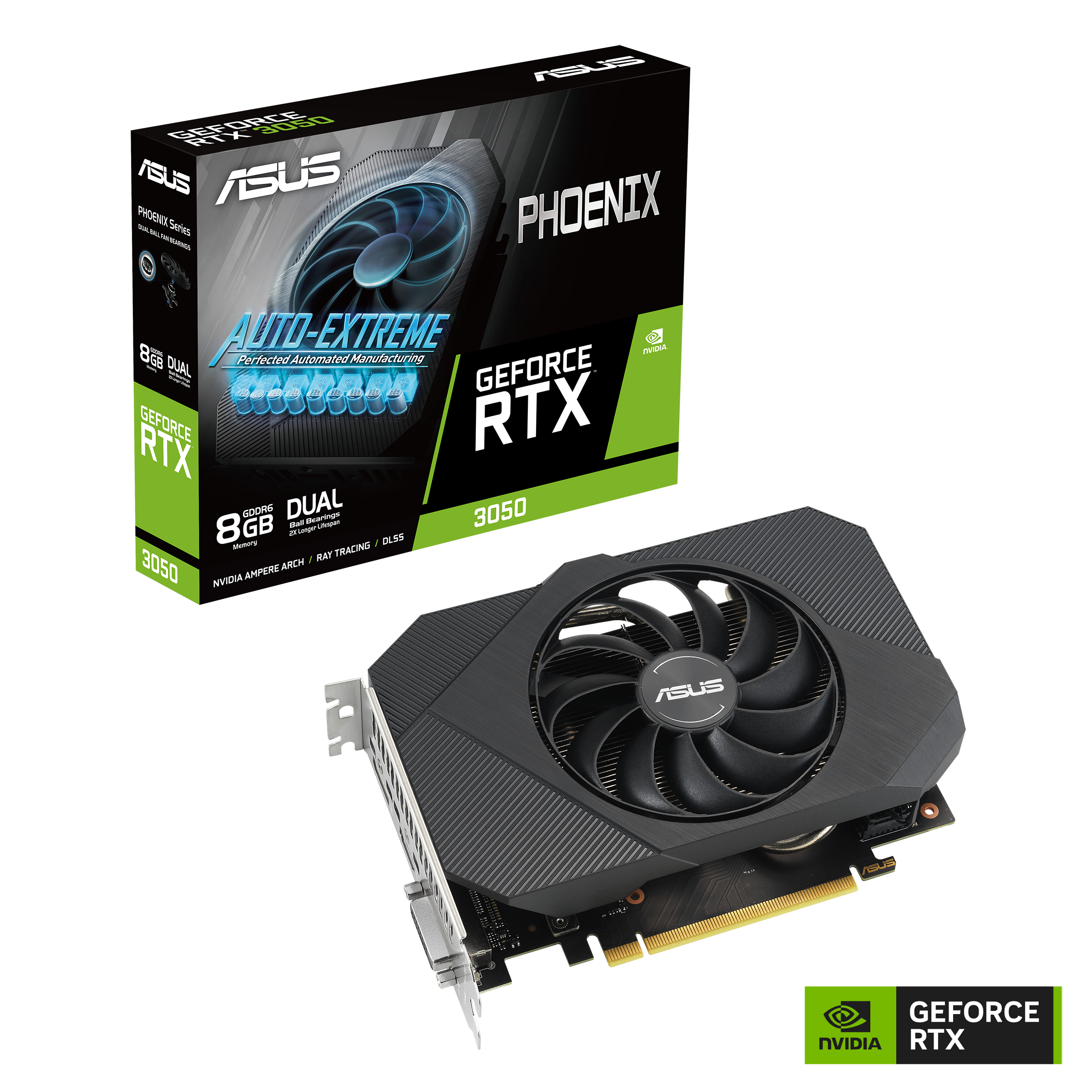 ASUS Phoenix GeForce RTX 3050 V2 8GB GDDR6 | Graphics Card 