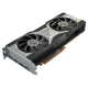 ASUS AMD Radeon RX 6700 XT graphics card, front angled view, highlighting the fans, I/O ports