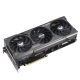 TUF Gaming GeForce RTX 4070 SUPER graphics card, front angled view 