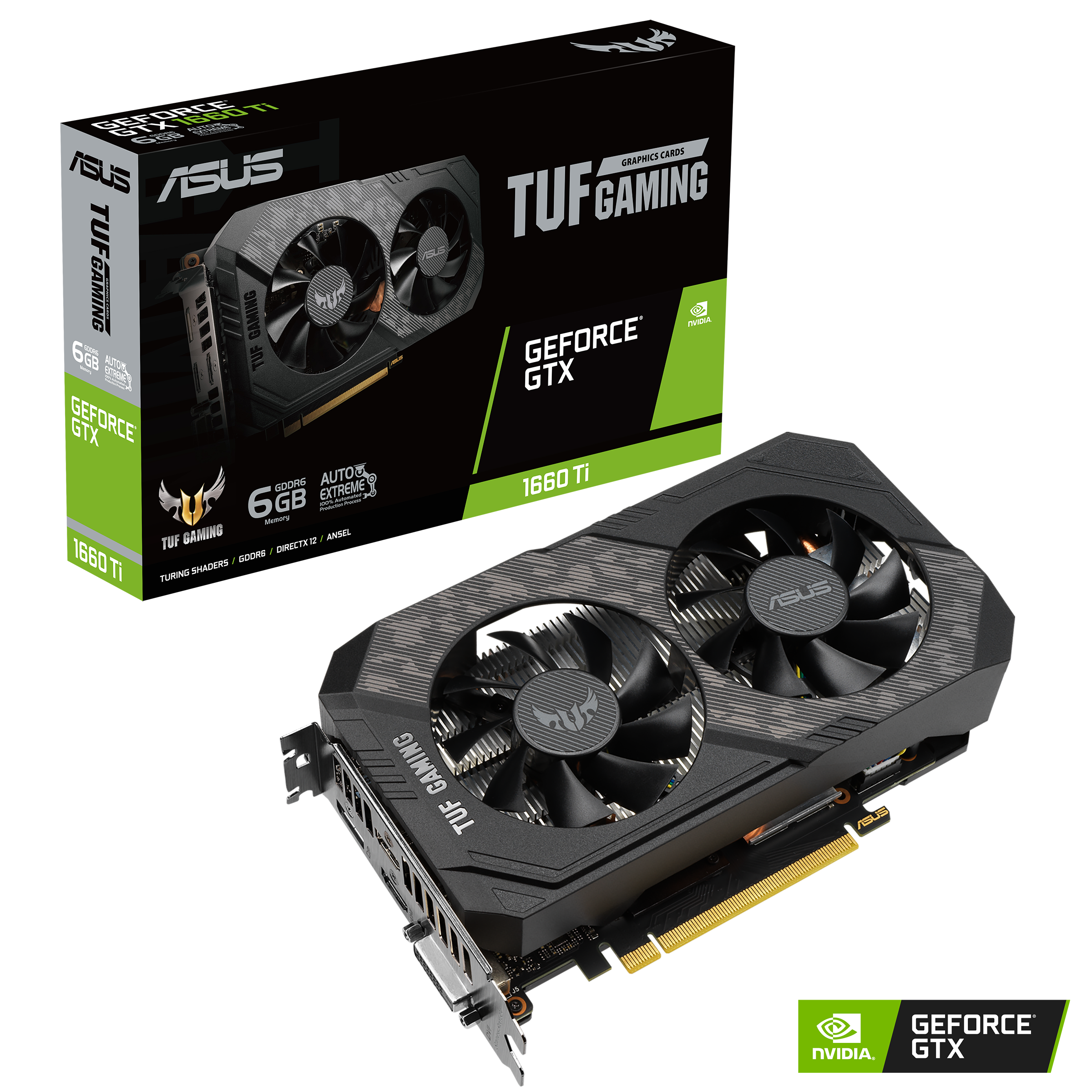 TUF Gaming GeForce® GTX 1660 Ti GDDR6 | Card