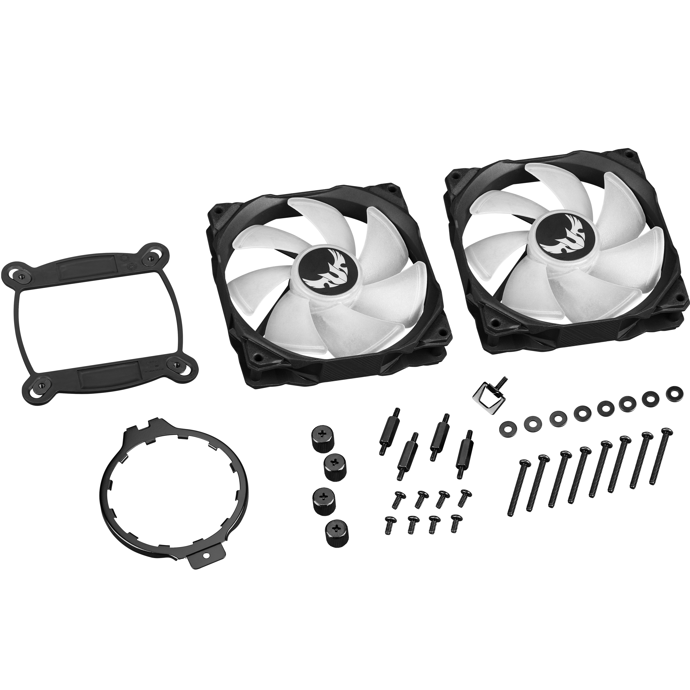 ASUS TUF LC 240 RGB AIO Liquid CPU Cooler 240mm Radiator (Two 120mm 4pin PWM Fans) with Armoury