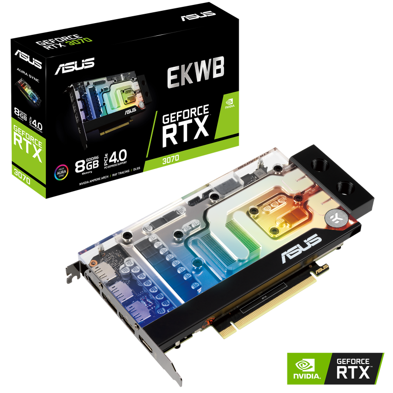 新品 ASUS RTX3070-8G-EK 水冷 グラボ 3070 Nvidia