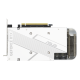 Rear view of the ASUS Dual GeForce RTX 3060 Ti White edition graphics card