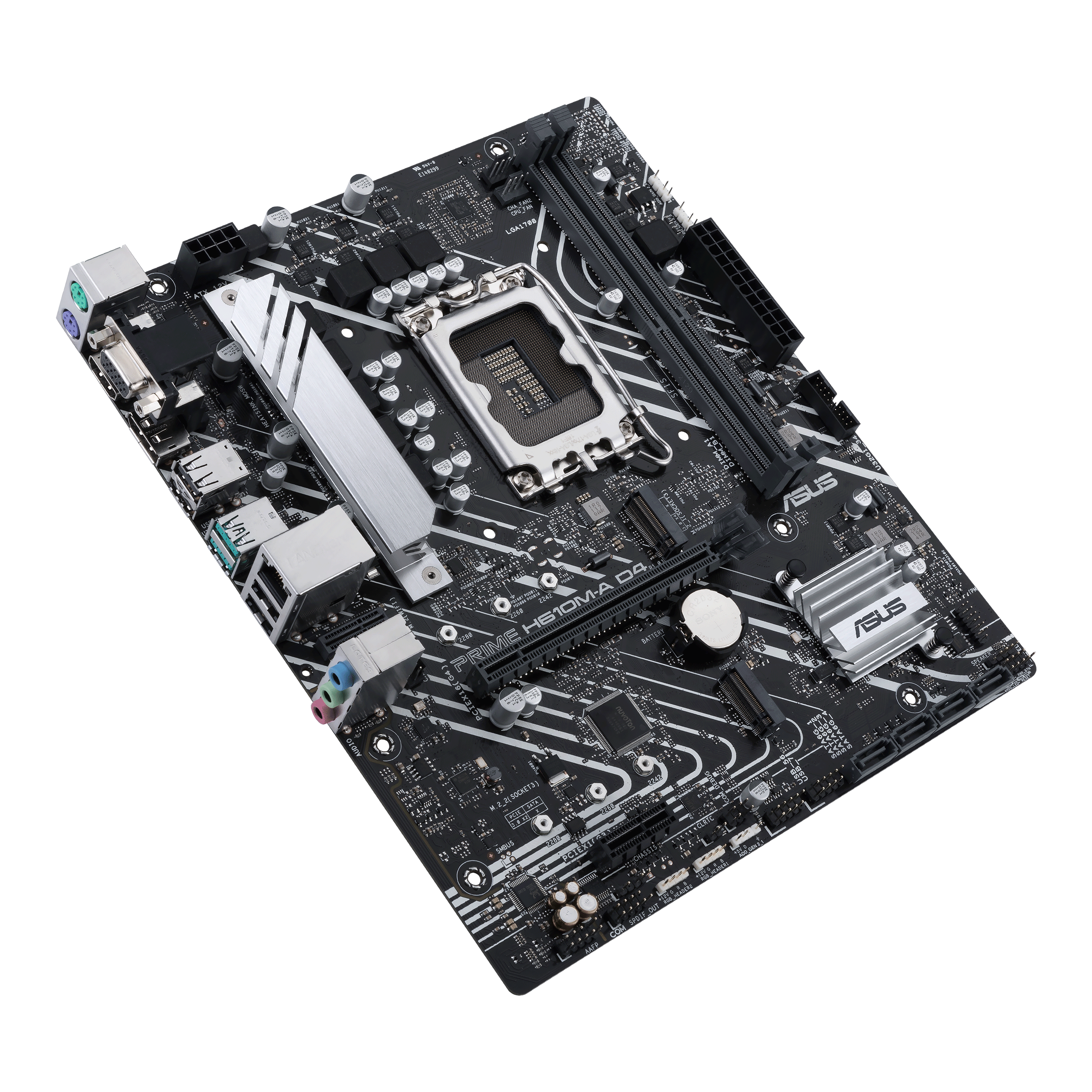 ASUS PRIME H610M-A D4 インテル H610 (LGA 1700) mic-ATXマザーボード