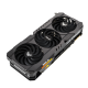 TUF Gaming GeForce RTX 3090 Ti 24GB graphics card, front angled view, showcasing the fan