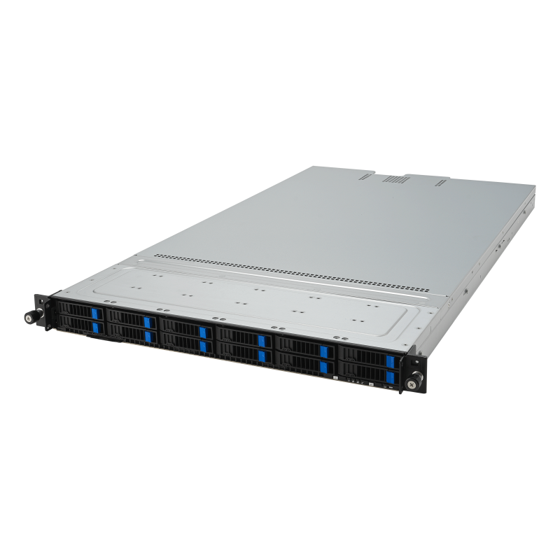 RS500A-E12-RS12U server, left side view