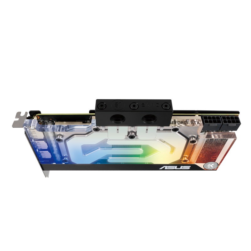 EKWB GeForce RTX 3080 graphics card, top view