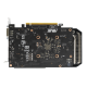 Rear view of the ASUS Dual GeForce RTX 3050 SI V2 OC Edition graphics card