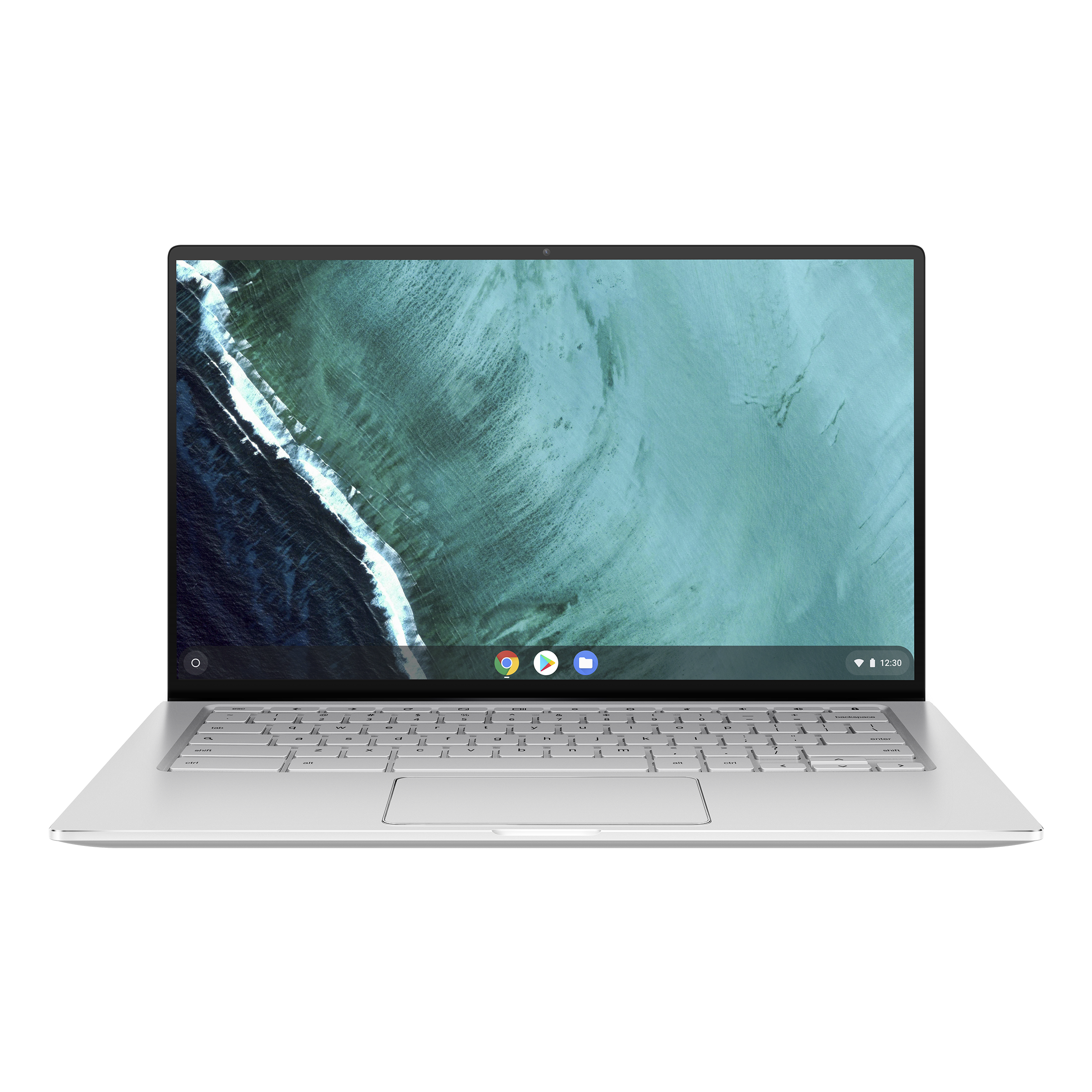 Asus Chromebook Flip C436 con pantalla táctil sin marcos y tecnología  NanoEdge tiene batería para todo