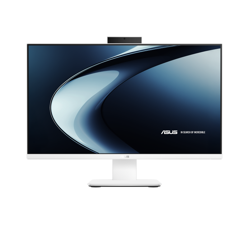 A front angled product shot of white ASUS V600 AiO (VM640KA)