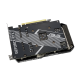 Dual GeForce RTX 3060 OC Edition graphics card, angled rear view