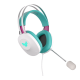 The front view of TUF Gaming H1 Gen II Hatsune Miku Edition in left side