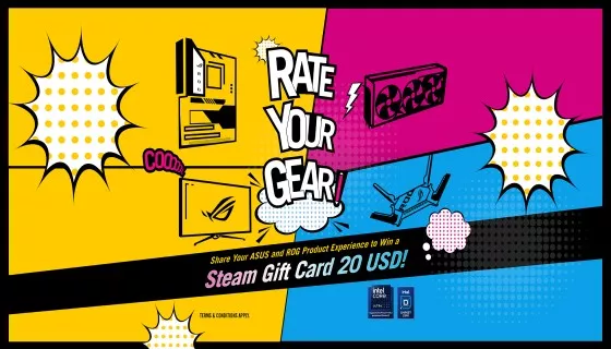 Image 51: Share your ASUS and ROG Product Experience to Win a Steam Gift Card 20 USD!