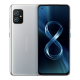 Two Horizon Silver Zenfone 8 angled view from both front and back