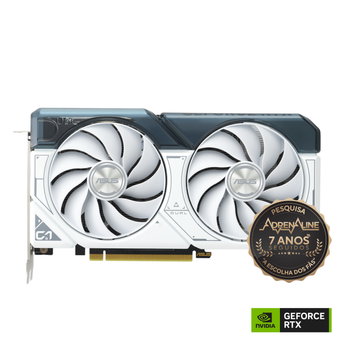 ASUS Dual GeForce RTX™ 4060 Ti White OC Edition 8GB GDDR6