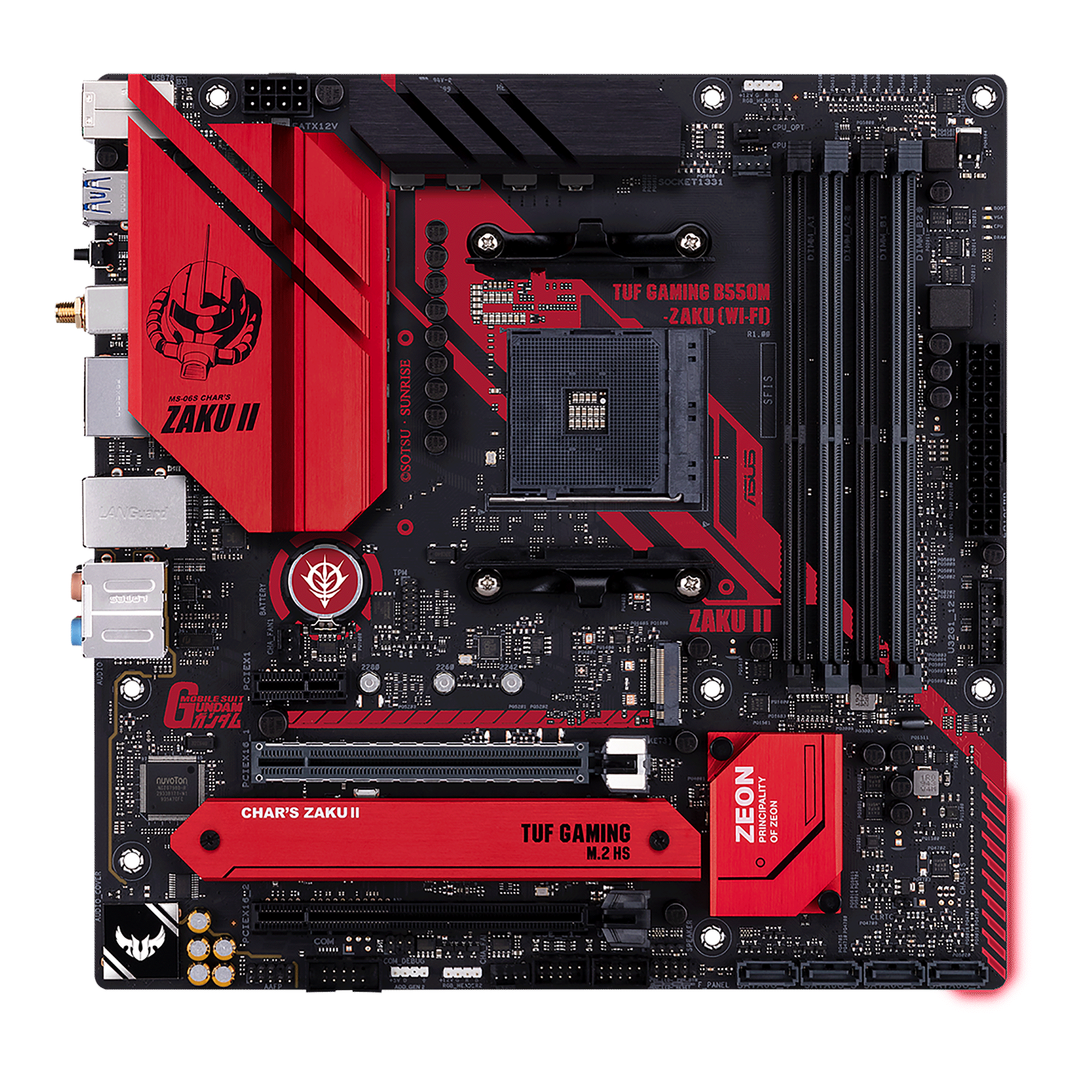 TUF GAMING B550M (WI-FI) ZAKU II EDITION｜Motherboards｜ASUS Global