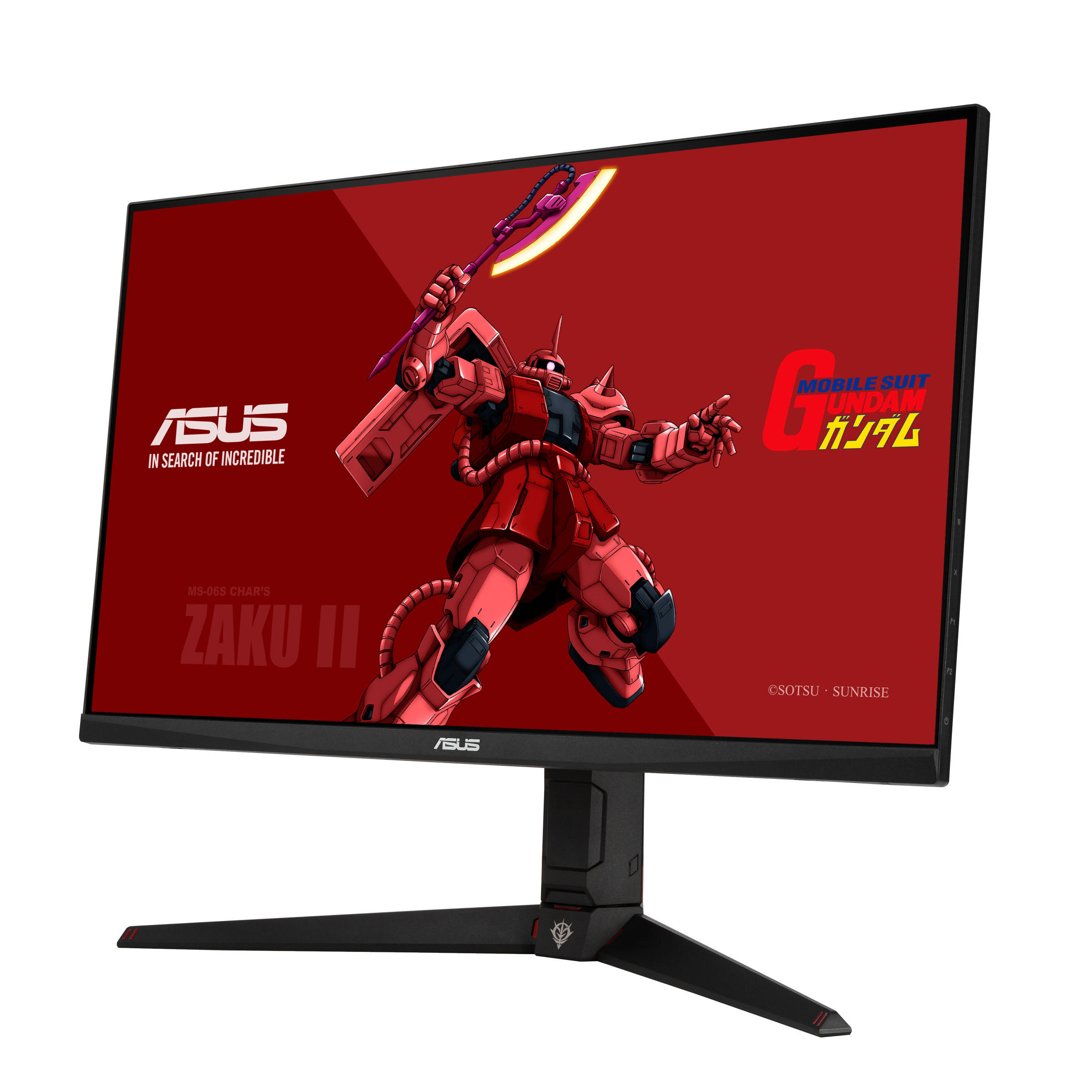 ASUS VG27AQGL1A ZAKU II EDITION ザク モニタ-