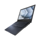 An angled front view of the display and keyboard of an ASUS ExpertBook B2.